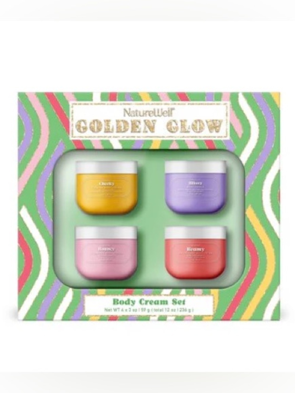 NatureWell Golden Glow Body Cream Set -4 pack